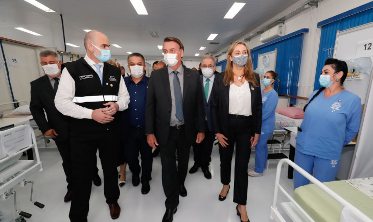 Bolsonaro visitou Chapecó, Foz do Iguaçu e São Paulo