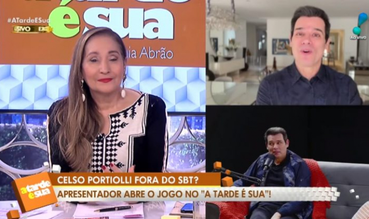 Sonia Abrão tira a verdade de Celso Portiolli após rumores de saída do SBT
