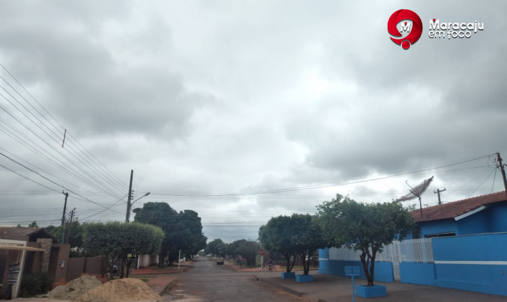 Previsão é de temperatura máxima de 25 graus e possibilidade de pancadas de chuva em Maracaju nesta quarta-feira.