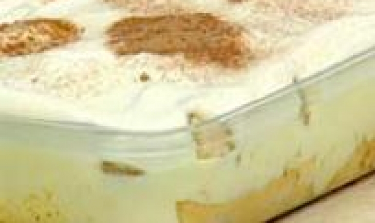 Receita de Pavê com biscoito champagne