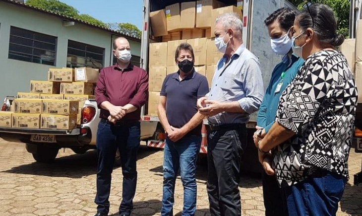 SES repassa milhares de EPIs e medicamentos para auxiliar Dourados no combate à Covid-19