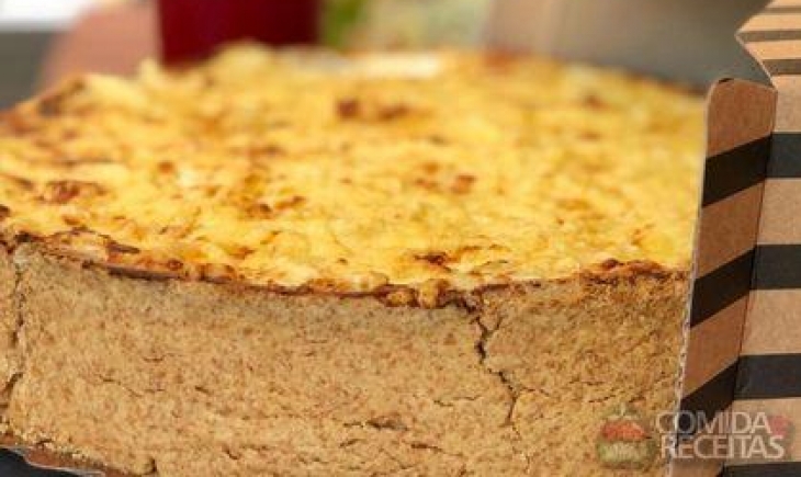 Receita de Torta de frango com cream cheese