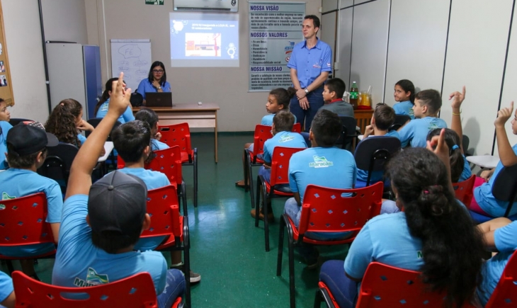Alunos da Escola Municipal José Pereira da Rosa visitam Supermercados Estrela para aprender sobre “Empreendedorismo”. Saiba mais.