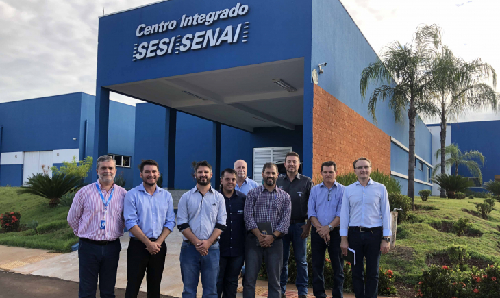 Professores do curso de agronomia de Aquidauana visitam instalações do SESI para implantá-lo em Maracaju