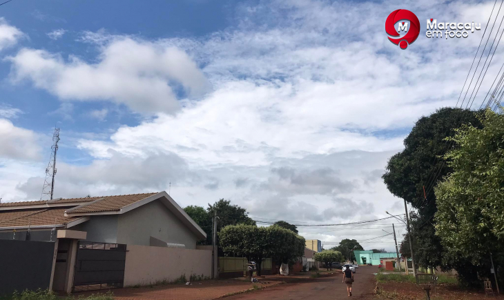 Previsão é de segunda-feira com tempo instável e possibilidade de chuva rápida em Maracaju.