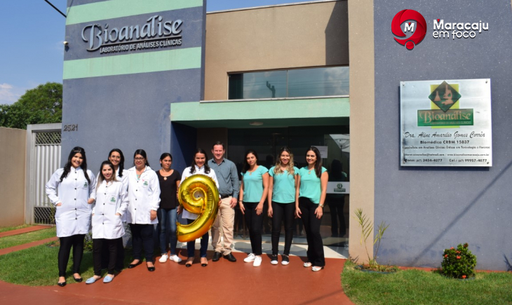 Comemorando 9 anos, Laboratório Bioanálise segue compromisso com seus clientes de agilidade, inovação e confiança.