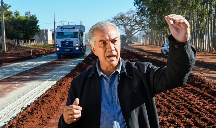 Durante vistoria na MS-338, governador destaca integração de regiões produtoras