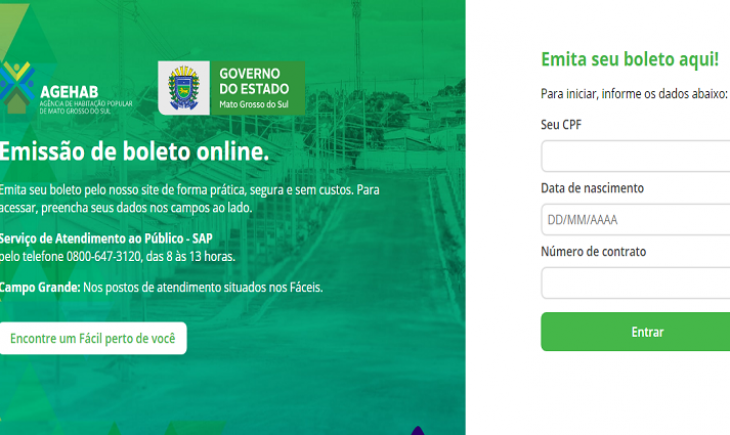 Agehab simplifica serviço e mais de 10 mil boletos já foram emitidos pelo site da agência