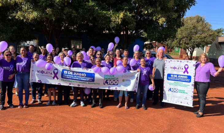 Prefeitura de Maracaju realiza caminhada de encerramento do “Junho Violeta” em Vista Alegre