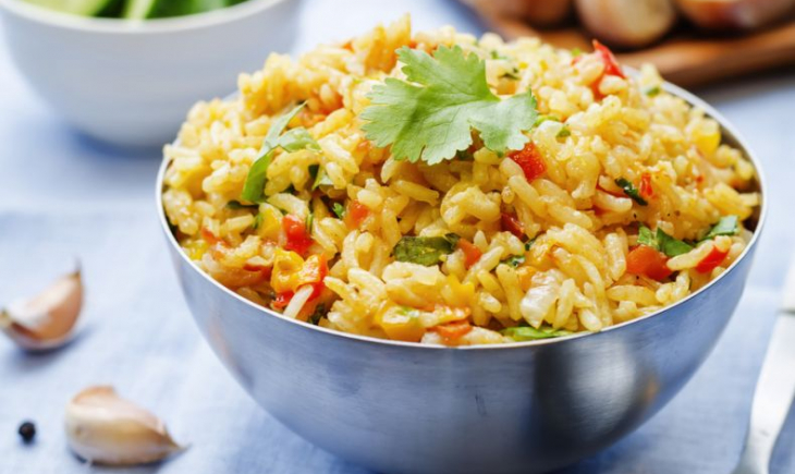 Receita de Arroz pilaf.