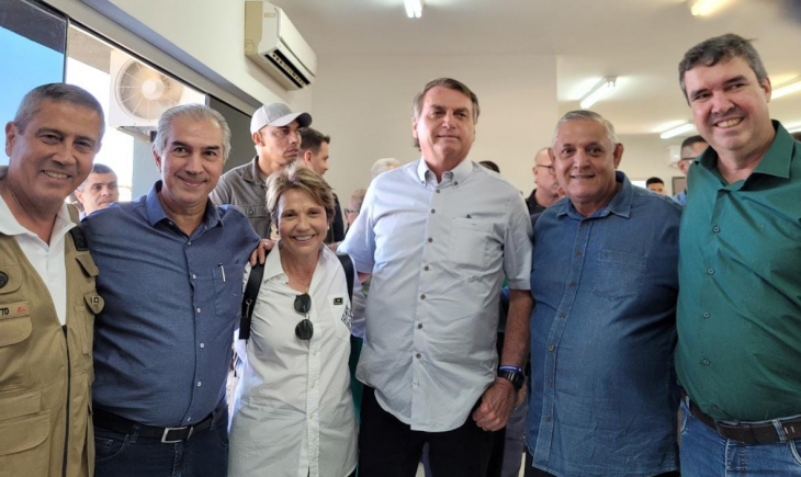 Riedel e Bolsonaro conversaram durante todo o trajeto do aeroporto ao Jardim Canguru