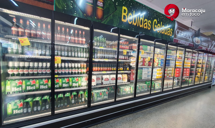 Com refrigeradores renovados, Supermercados Estrela garantem bebida gelada a qualquer hora.