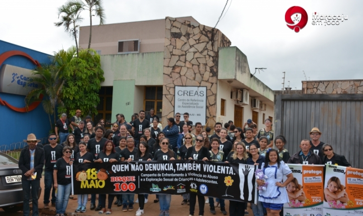 Maracaju: Passeata contra o abuso e exploração sexual de crianças e adolescente movimentou o centro da cidade.