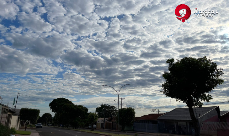 Previsão é de temperatura máxima de 28 graus nesta segunda-feira.