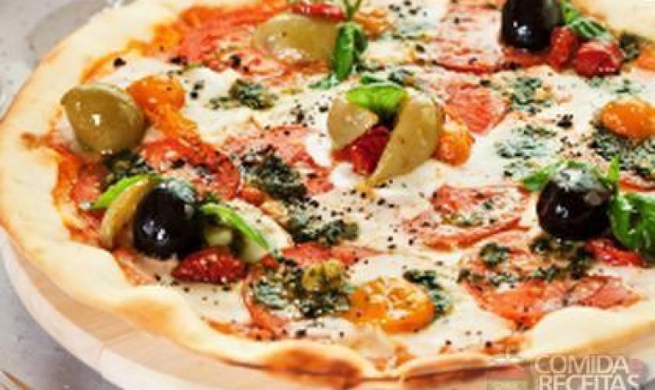 Receita de Pizza marguerita
