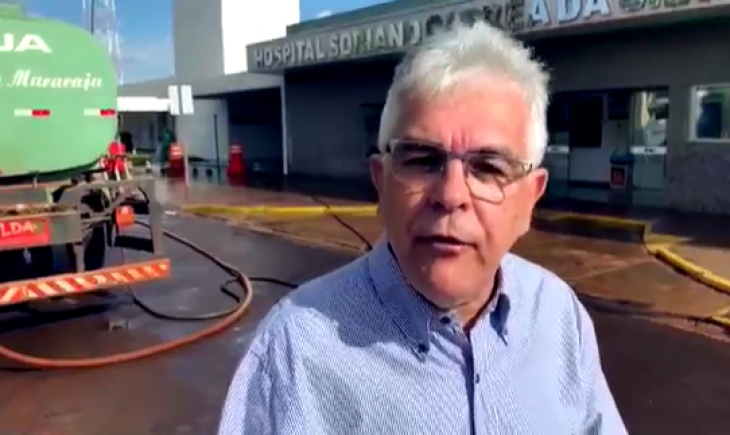 Hospital Soriano Corrêa realiza trabalho de higienização completo incluindo parte de frente da Rua Dracena, onde está localizado. Leia e assista.