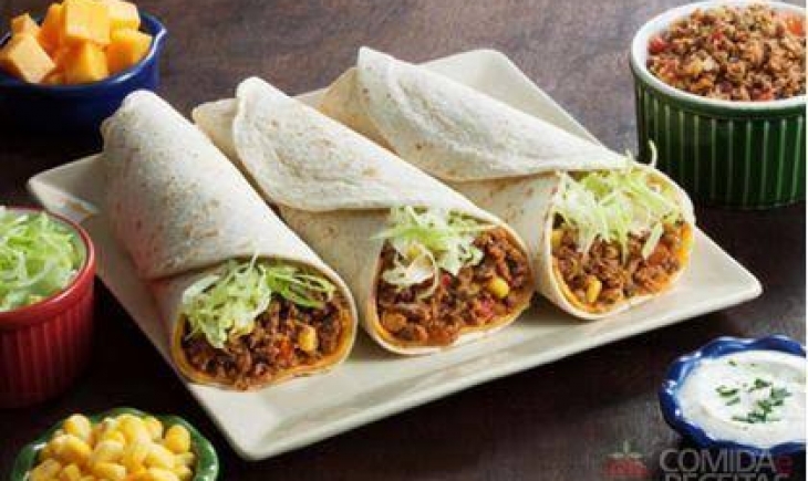 Receita de Burrito com atum