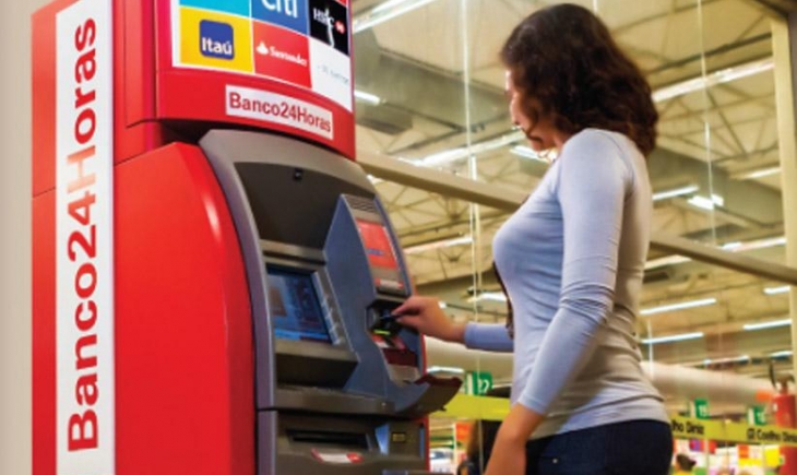 Maracaju terá caixa eletrônico do Banco24Horas.
