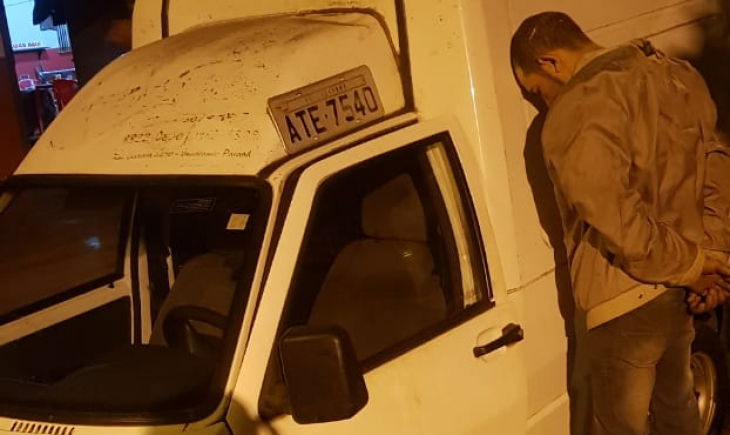 Maracaju: Homem tenta furtar comércio entrando pelo telhado, cai e é preso pela Polícia Militar.