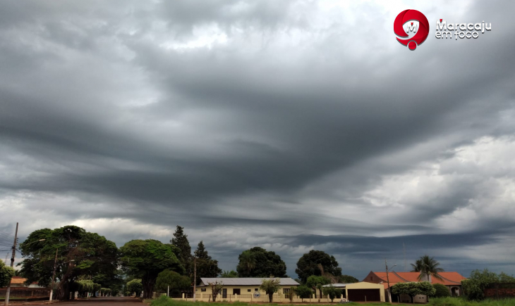 Previsão é de chuva para este sábado em Maracaju.