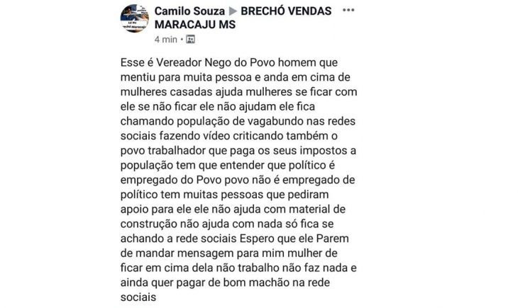 Maracaju: Notícias falsas levantadas por perfil fake leva vereadores a registrar Boletim de Ocorrência na Polícia Civil.
