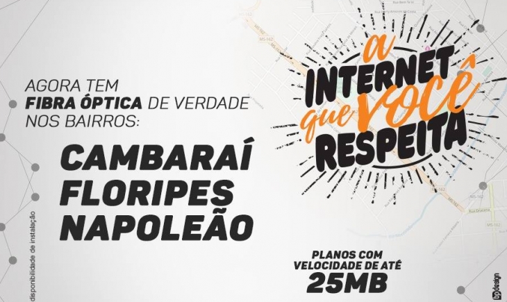 Celerium Telecomunicações anuncia chegada da fibra óptica para novos bairros. Saiba quais.