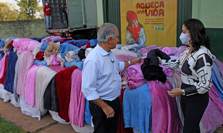 Governo do Estado inicia distribuição de 80 mil cobertores que vão aquecer população carente