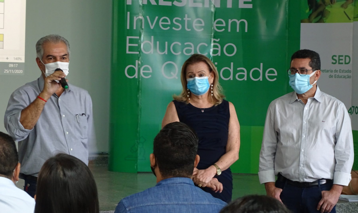 Reinaldo Azambuja anuncia investimentos em mais 97 escolas estaduais, até 2022