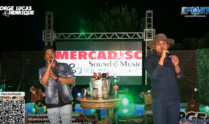 Sucesso consolidado, Jorge Lucas & Henrique realizam live e resultado se aproxima das dez mil visualizações no Youtube. Saiba mais.