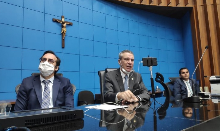 ALEMS garante recursos para combate ao coronavírus e governador reconhece empenho