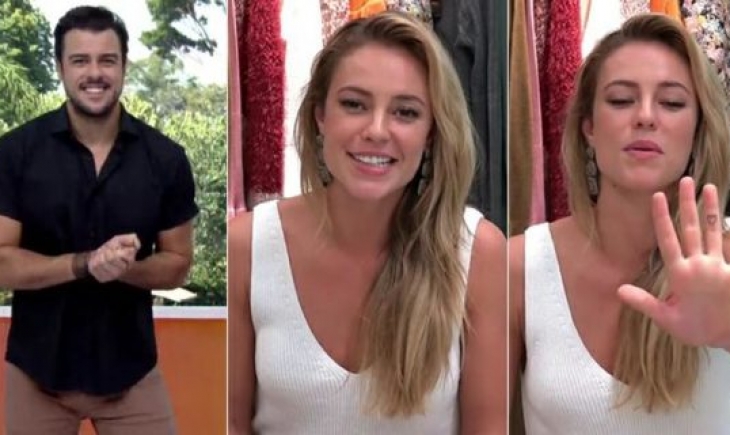 Ex-casal, Joaquim Lopes elogia beleza de Paolla Oliveira no “Vídeo Show”