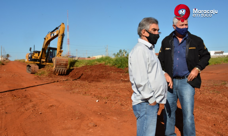 Obras de asfalto, drenagem e calçadas na Rua Dom Pedro I são iniciadas em Maracaju. Saiba mais