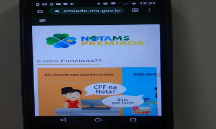 Quarto sorteio do Nota MS Premiada será realizado neste sábado