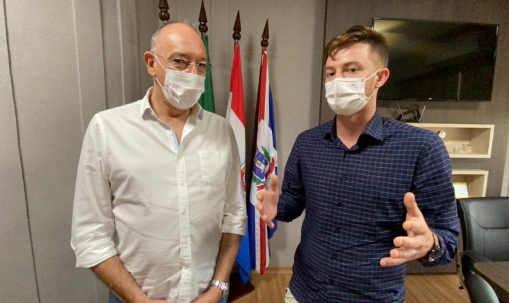 Hélio Peluffo recebe Prefeito de Rio Brilhante para compartilhar experiências positivas de sua Administração