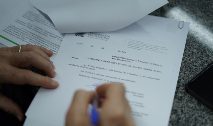 ALEMS aprova projeto que institui Dia Estadual do Voluntário, de autoria de Paulo Corrêa