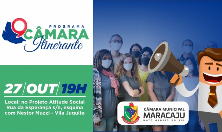 Câmara de Maracaju leva o Legislativo para a região da Vila Juquita.