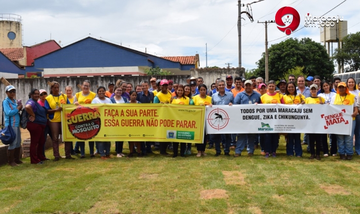 Prefeito Maurílio Azambuja lança mutirão contra a Dengue. Saiba mais.