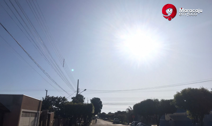 Previsão é de temperatura máxima de 35 graus nesta quarta-feira.