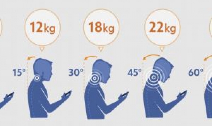 Uso excessivo de celular pode causar dor na coluna