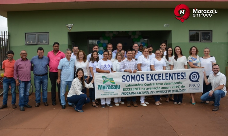 Laboratório central de Maracaju recebe certificação “Excelente” do Programa Nacional de Controle de Qualidade
